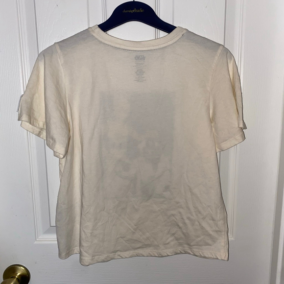 Women's Official Star Wars Disney R2D2 C3PO BB8 Short Sleeve Tee XS Beige Teal - Picture 4 of 4